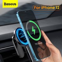 Baseus Car Magnetic Wireless Charger Phone Holder Air Vent Universal For iPhone 12 Pro Max Mini Car Mount Fast Charging Holder