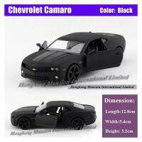 ที่ได้รับอนุญาต Diecast โลหะ1:36 Scale คอลเลกชันรถยนต์รุ่นสำหรับ TheChevrolet Camaro อัลลอยด์ดึงกลับของเล่นรถ-สีดำด้าน