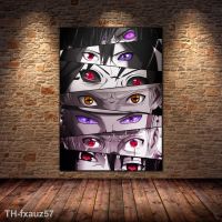 2023﹉ Poster Anime Itach Sasuke Kakashi Eyes Canvas Painting Wall Prints Room