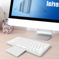 78 Keys Portable Keyboard Bluetooth-Compatible Numeric Keypad With Big TouchPad PU Case Stand Dustproof For Universal Tablet PC