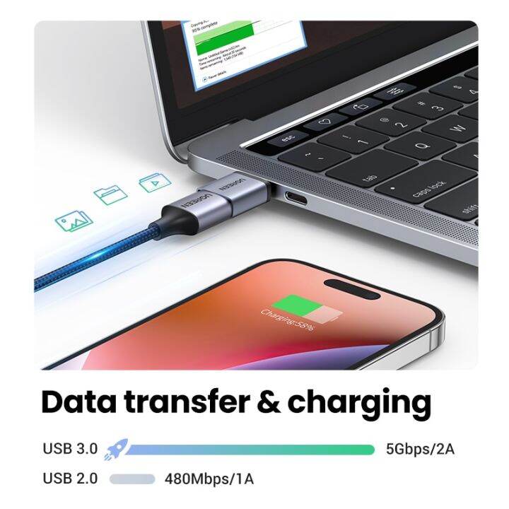 ugreen-usb-3-0-otg-adapter-type-c-to-usb-adapter-female-converter-thunderbolt-3-for-macbook-pro-air-xiaomi-samsung-s20-s10-otg-usb-hubs