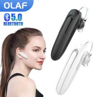 ชุดหูฟังบลูทูธโอลาฟหูฟังแบบ In-Ear หูฟังไร้สายที่ใส่หูเดียวพร้อมไมโครโฟนหูฟังสำหรับเล่นกีฬาหูฟังธุรกิจแฮนด์ฟรี