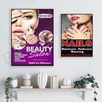 【CW】 Nails Manicure Pedicure ，Beauty hair nails manicure massage Advertising Poster Sign