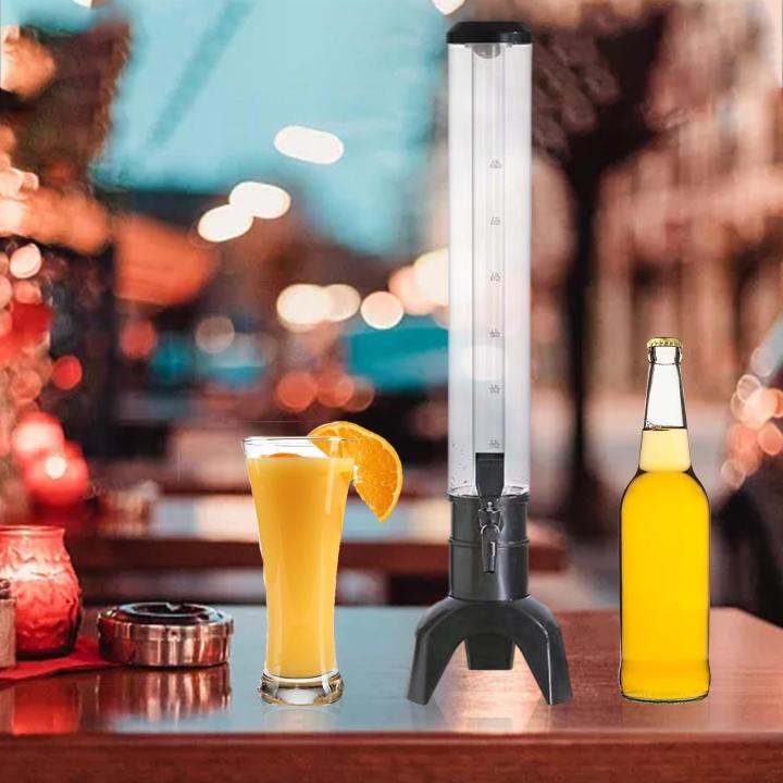 ตู้เบียร์-meriglare-ตู้ทำเบียร์แบบ-clear-tower-ความจุมาก3ลิตรเครื่องกดไวน์แบบอัตโนมัติ-เครื่องจ่ายเบียร์สำหรับเบียร์-มาร์การิต้า-เครื่องดื่ม