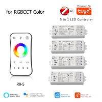 12V 24V Wifi Rgbct คอนโทรลเลอร์ LED Dimmerabile IOS แอปชีวิตอัจฉริยะ Telecomando Wireless 2.4G Echo Plus Controllo Vocale