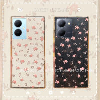 เคสโทรศัพท์ Phone Case VIVO Y27 Y78 Y02 Y02A Y02T 5G 4G 2023 เคส Cover ดอกไม้น้อยใหม่สไตล์เกาหลี INS ซิลิโคนกันตกรูปการ์ตูนน่ารักอินเทรนด์2023เคสอ่อนแฟชั่น