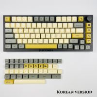 129 Keys XDA PBT Keycaps Korean/Russian/Japanese Light Keycap For Cherry Mx Switch Mechanical Keyboard Custom DIY Dye Sub Keycap