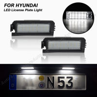 2Pcs LED ใบอนุญาตจำนวนแผ่นสำหรับ Hyundai I30 PD PDE I30N Elantra GT Sonata Veloster Kia Rio Niro 2017-Up Cadenza