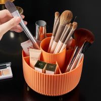 【YD】 Rotating Makeup Organizer Brushes Holder Desktop Table Storage Make Up Tools Jewelry