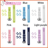 91LINTIN อ่อนนุ่ม สีสัน สายรัดข้อมือ กีฬา สายสำรอง สายนาฬิกา ซิลิโคน For Honor Band 5 4