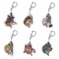 6CM Anime Identity Ⅴ Luca Balsa Mike Morton Naib Subedar Cosplay Cute Cartoon Acrylic Keychains Bag Accessories Fans Xmas Gifts Picture Hangers Hooks