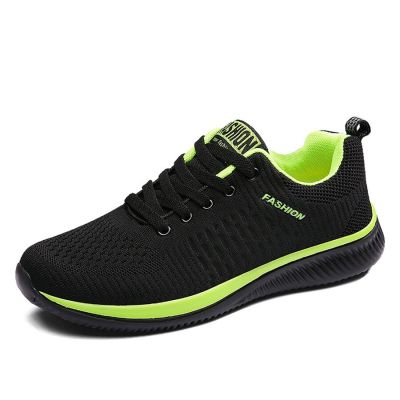 Men Running Walking Knit Shoes Fashion Casual Sneakers Breathable Sport Athletic Gym Lightweight Four Seasons