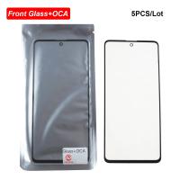 5PCS LCD Front Outer Lens Glass OCA For Xiaomi Redmi Note 10 pro 10T 11 11S 11SE 11E 11T Pro Plus 4G 5G Touch Screen