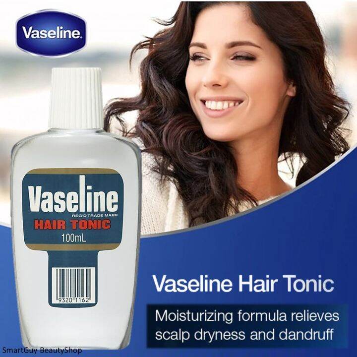 Vaseline Hair Tonic 100mL ผลิตภัณฑ์บำรุงดูแลเส้นผมและหนังศีรษะจากวาสลีน