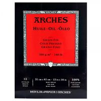 Arches Oil pad 31×41cm. 300gsm. cold pressed (12 sheets) #200 006 579