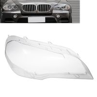 Car Clear Headlight Lens Cover Replacement Headlight Head Light Lamp Shell Cover For X5 E70 2008-2013