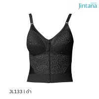 Jintana เสื้อชั้นในเพิ่มความกระชับช่วงลำตัว (ไม่เสริมโครง) รุ่น Basic bra รหัส JL133 สีดำ