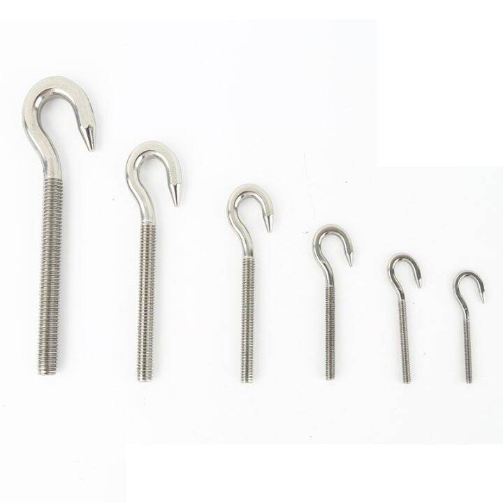 2pcs-m4-m5-m6-m8-sheep-eye-screw-bolt-ring-hook-304-stainless-steel-screws-with-2pcs-nuts