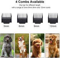 กรรไกรตัดขนสัตว์เลี้ยงไฟฟ้า Cat Dog Hair Trimmer Grooming Cordless Shaver Kit Set Hair Trimmer