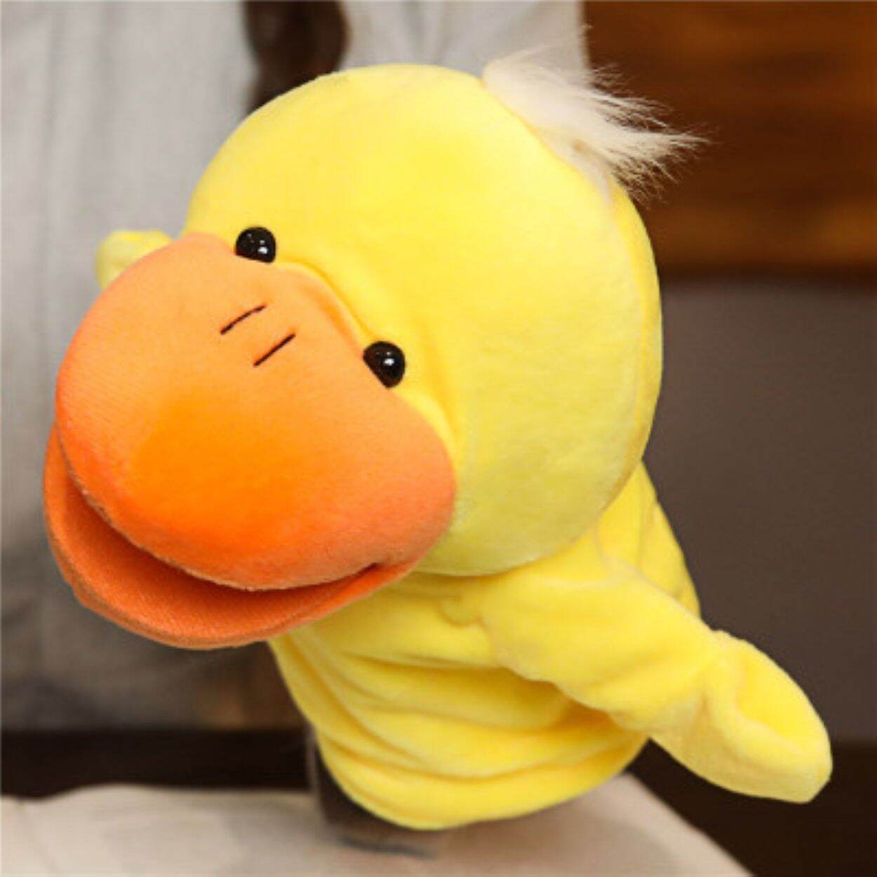 25cm Animal Hand Puppet Plush Toys Baby Educational Hand Finger Puppets