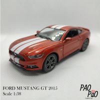 [PaoPao]โมเดลรถเหล็ก FORD MUSTANG GT 2015 ลายคาดกลาง ของขวัญ ของเล่น ของสะสม ของแต่งบ้าน ตั้งโชว์ ไขลานวิ่งได้