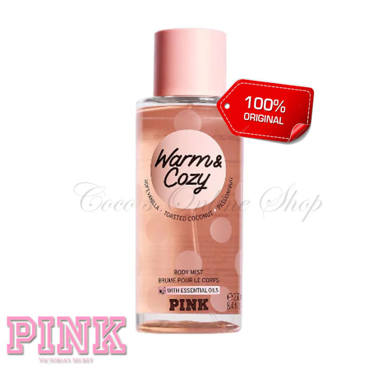 Original Victoria Secret Pink Warm And Cozy Fragrance Mist 250ml Victorias Secret Perfume 