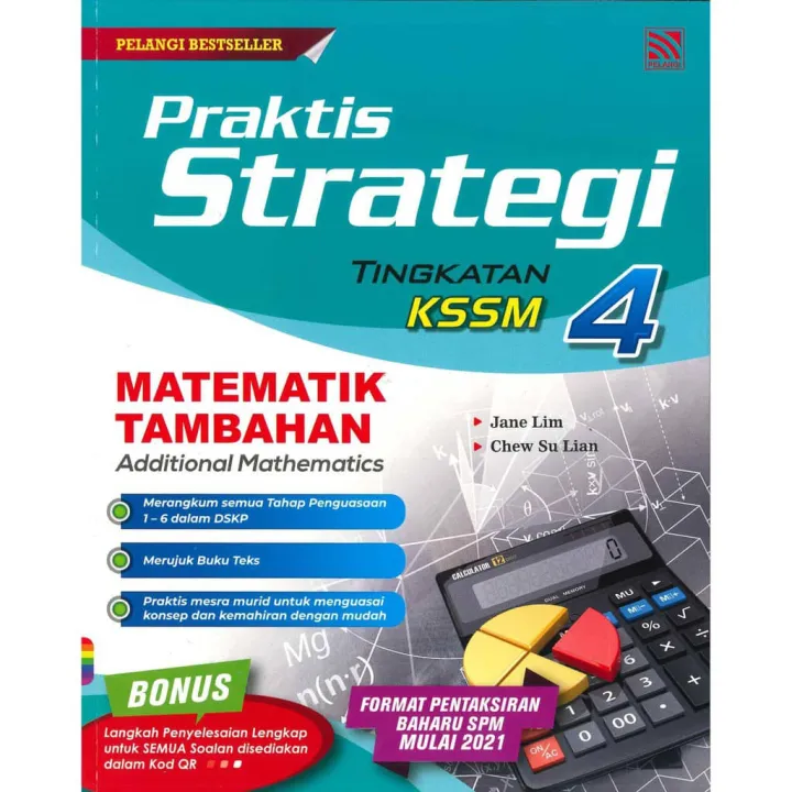 Pelangi Buku Latihan Praktis Strategi Matematik Tambahan Tingkatan 4 Kssm Lazada