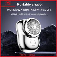 [Arrive 1-3 Days]Mini Electric Shaver Household Beard Clipper Washable Head Hair Trimmer Portable for Men Facial Cleaning for Boyfriend Gifts Personal Care Appliances