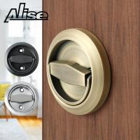 Stainless Steel Hidden Cabinet Knobs and Handles Round Recessed Cupboard Pulls Concealed Door Drawer Handles Round Ring