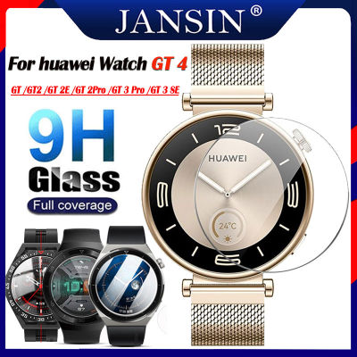 2Pcs For Huawei Watch GT 4 41mm 46mm กระจกนิรภัย HD Clear 9H ฟิล์มกันรอยพรีเมี่ยม 9H For Huawei Watch GT 3 Pro /GT 3 SE / GT 2 Pro /GT /GT2 /GT 2e 46mm นาฬิกาสมาร์ท
