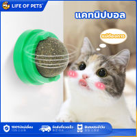 แคทนิปบอล กัญชาแมว แคทนิป Catnip ลูกบอลกัญชาแมว หมุ่นได้ ติดผนัง ไม่หล่นหาย น้องแมวชอบ สดชื่น ผ่อนคลาย อารมณ์ดี ผ่อนคลาย อารมณ์ดี