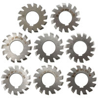 โมดูล1 PA20องศา Bore 22Mm #1-8 HSS Involute Gear Milling Cutter เหล็กความเร็วสูง Gear Milling Cutter เครื่องมือตัดเกียร์