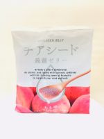 เยลลี่บุก รสพีชผสมเมล็ดเจีย chia seed jelly 1 ห่อ