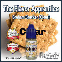 The Flavor Apprentice Graham Cracker (Clear) - ขนมปังกรอบเกรแฮม - กลิ่นผสมอาหาร - ผ่านการรับรองจาก อย. ประเทศไทย บรรจุและขายโดย Flavorfy กลิ่นผสมอาหารอเนกประสงค์ เหมาะสำหรับ ลูกอม, กัมมี่, น้ำผลไม้, เบเกอรี่, ไอศครีม, ของเหลวอื่่นๆ