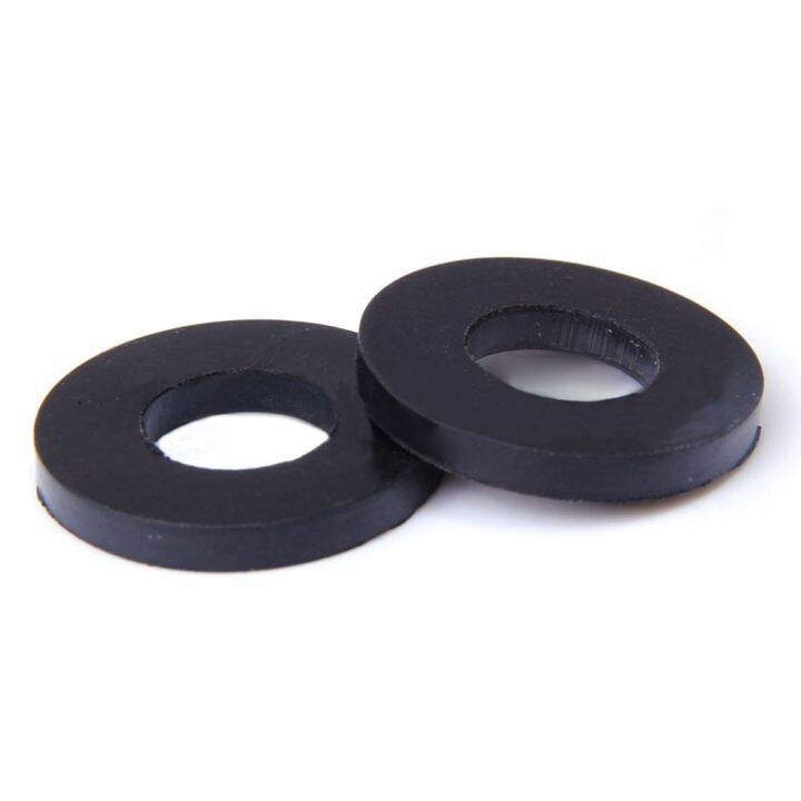 10pcs-flat-gaskets-inner-dia-4mm-30mm-nbr-rubber-o-rings-anti-oil-seal-washers-black