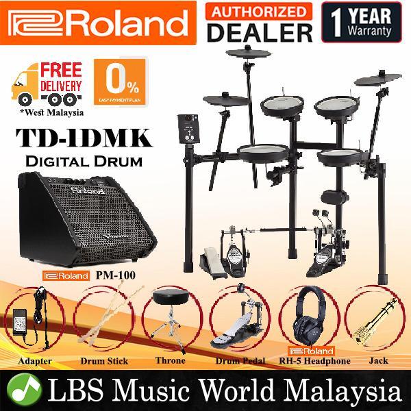 Roland TD-1DMK Electronic Digital Drum Set With PM-100 Monitor