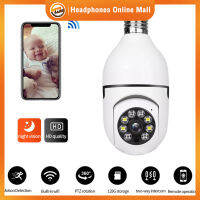 E27หลอดไฟกล้องเฝ้าระวัง1080จุด Wifi Night Vision สีเต็มรูปแบบอัตโนมัติติดตามร่างกาย4x ซูมดิจิตอลตรวจสอบความปลอดภัย (App: Vi365)