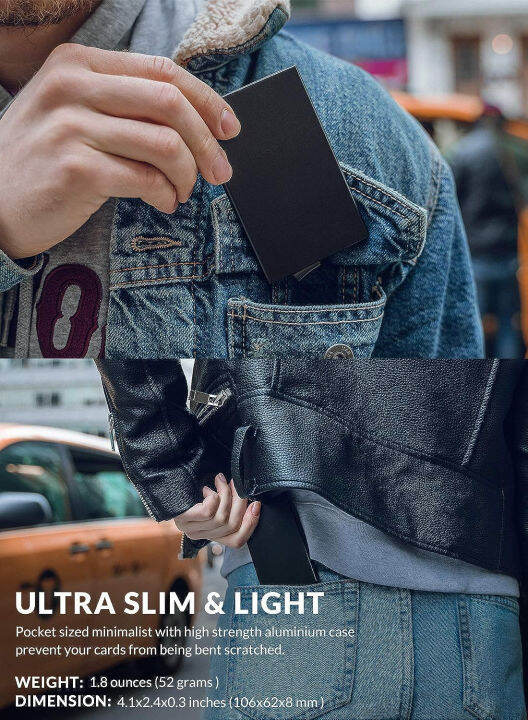 vulkit-pop-up-wallet-slim-minimalist-credit-card-holder-for-men-and-women-rfid-blocking-mini-metal-case-midnight-green