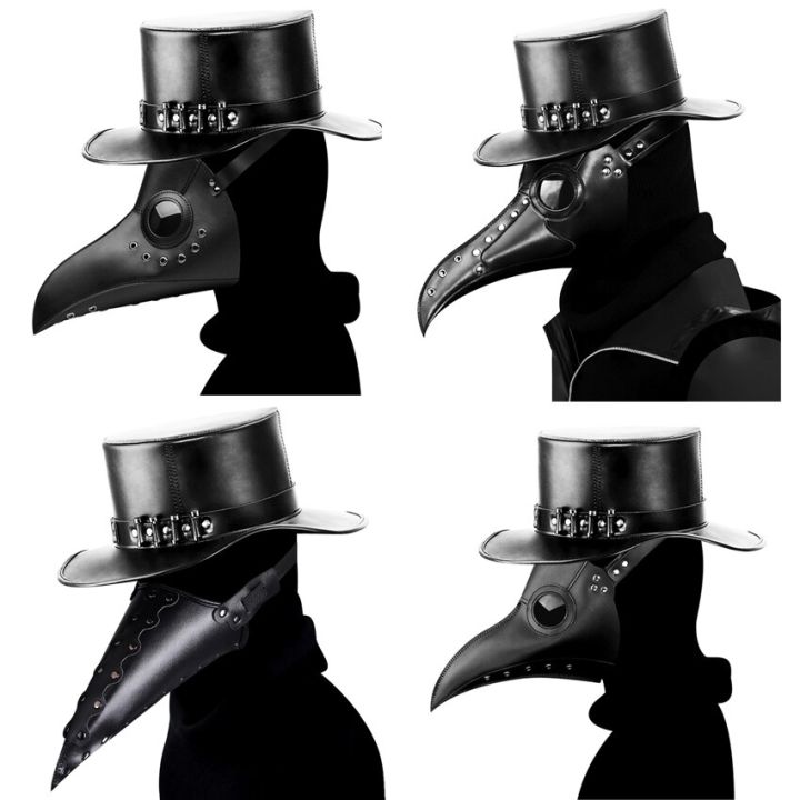 plague-doctor-mask-for-face-scary-medieval-steampunk-raptor-disguise-cosplay-gothic-carnival-funny-halloween-leather-mask-adults