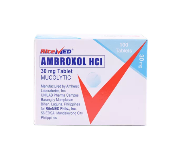 RiteMed Ambroxol 30mg (100 Tablets) Mucolytic Mucosolvan Alternative ...