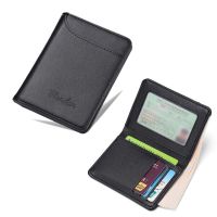 Fashion Credit Card PU Leather Thin Wallet Short Leather Purses Bifold Money Clip ID Card Holder Men Wallet