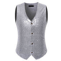 Men New Gold Silver Sequin Shiny Blazers Suit Jacket Men Fashion Night Club DJ Stage performances Wedding party Jacket Coat