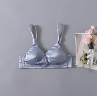 Womens 100 Real Silk Lining with outside satin fabric Sexy everyday Comfortable Wireless Bra Bralette 2015