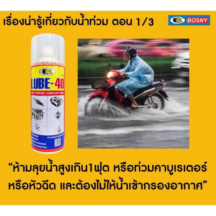 ว้าว-สเปรย์-น้ำมันอเนกประสงค์-bosny-lube-40-x-400cc-กระป๋องละ-69-lube40-400-ml-น้ำมันเอนกประสงค์-น้ำมันครอบจักรวาล-พร้อมจัดส่ง-จาร-บี-ทน-ความ-ร้อน-จาร-บี-เหลว-จาร-บี-หลอด-จาร-บี-เพลา-ขับ