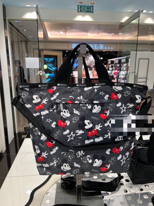 lesportsac-2023-แบรนด์ร่วมใหม่ใหม่กระเป๋าถือกระเป๋าสะพายข้างกระเป๋าออกกำลังกายกระเป๋าโท้ท4360