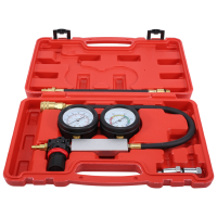 Tu-21 Cylinder Leak Tester Petrol Engine Compression Leakage Leakdown Detector Kit Diagnostics Tool