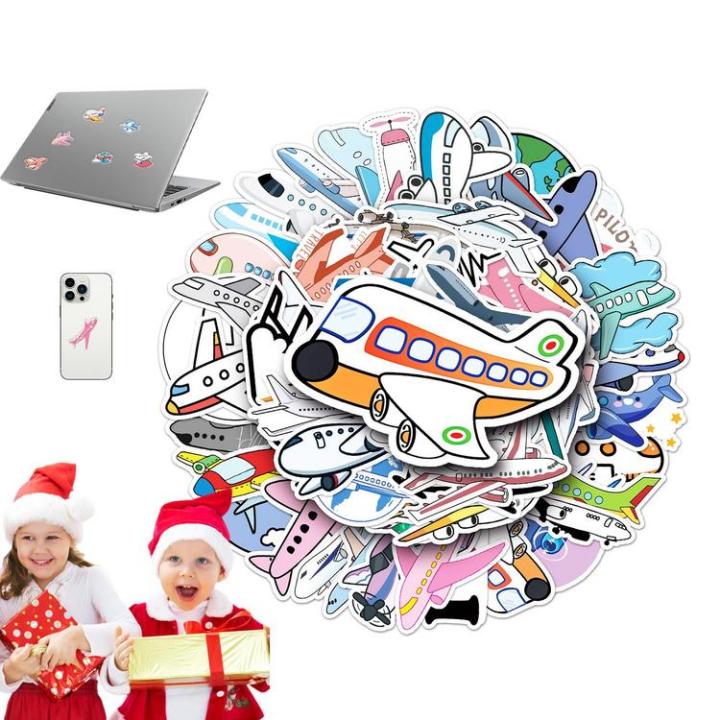 airplane-stickers-for-kids-50pcs-aesthetic-airplane-decal-laptop-decals-kids-airplane-decal-toy-decorative-sticker-airplane-related-gifts-for-luggage-laptop-refrigerator-positive