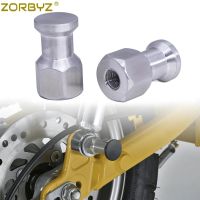 ZORBYZ M10มอเตอร์ไซค์ * 1.25มม. แกนแหนบอลูมิเนียมเงินสำหรับ Honda Z125 Monkey 125