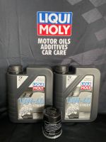 ชุดเปลี่ยนถ่ายน้ำมันเครื่อง Liqui Moly 10W-40 API SN+ สังเคราะห์แท้100  พร้อมกรองน้ำมันเครื่อง ครบชุด2ลิตร สำหรับ VESPA LX125/LX150/Sprint150/GTS150/GTS250/GTS300