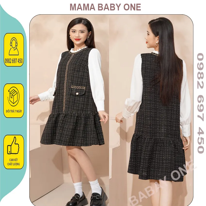 SIÊU SANG V222 mama baby one] VÁY BẦU CÔNG SỞ, DỰ TIỆC, CHƠI - ĐẦM ...